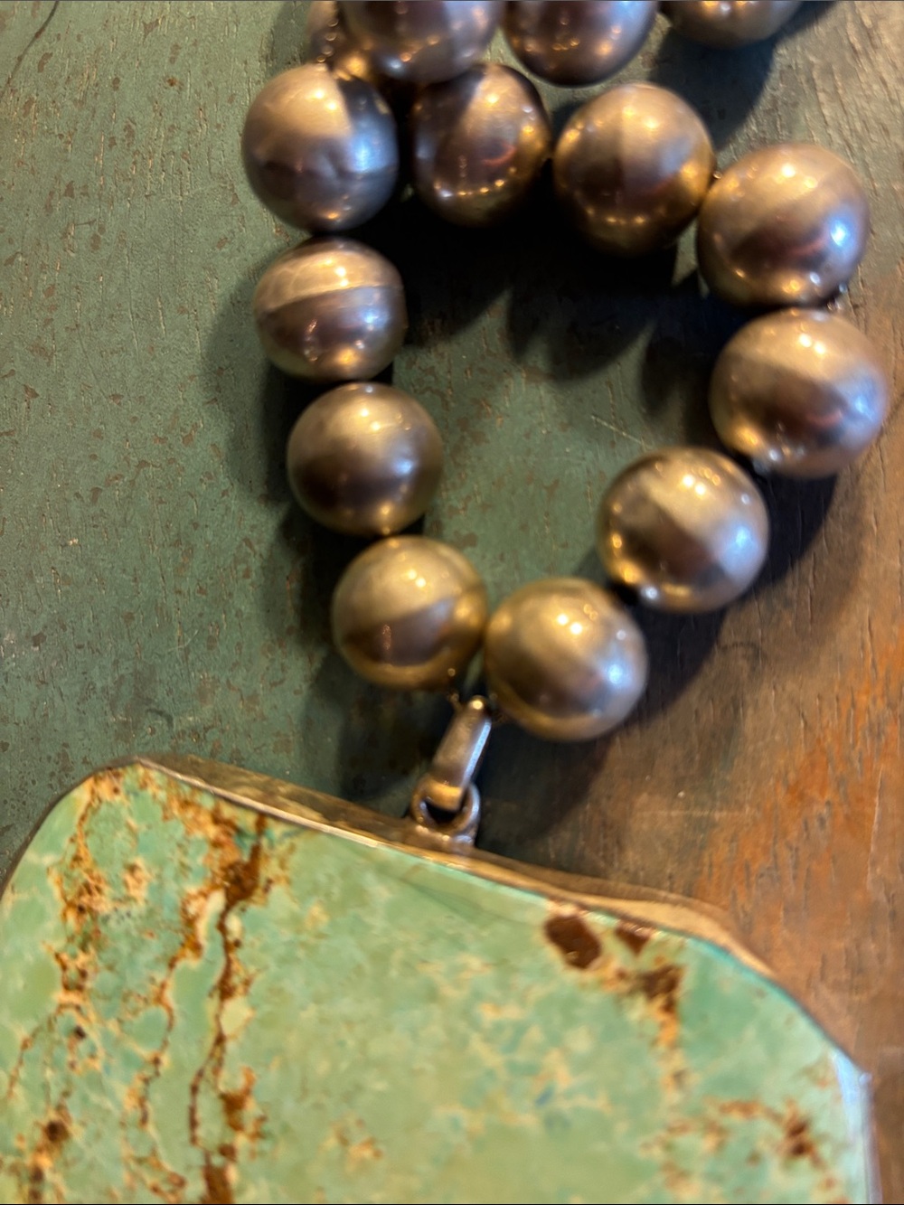 Rare old pawn Heavy sterling silver necklace - Picture 9 of 9